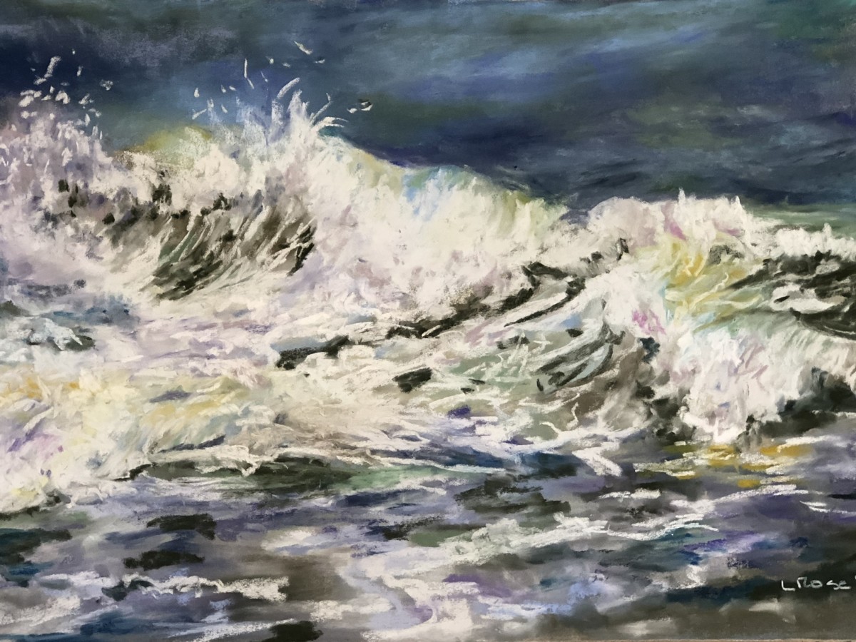 Blue Waves by Lisa Rose Fine Art 