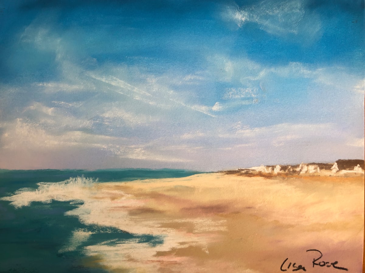 A Walk at the Beach by Lisa Rose Fine Art 