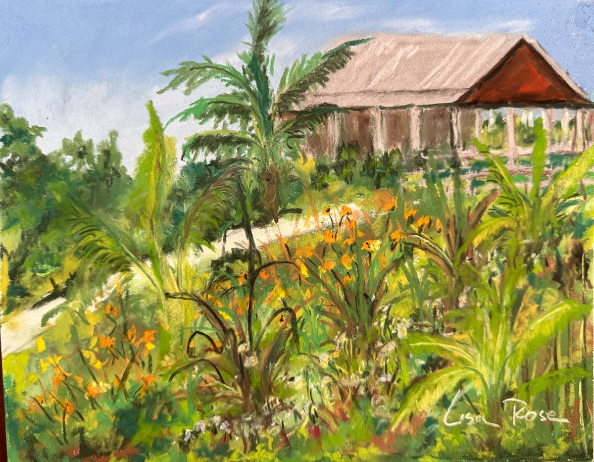 Vibrant Kitchen Garden by Lisa Rose Fine Art 