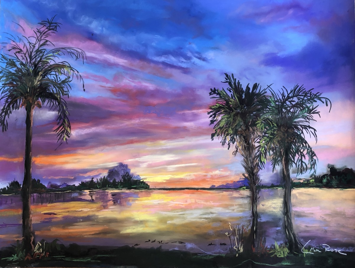 Sunrise 2 at Old Palm by Lisa Rose Fine Art 