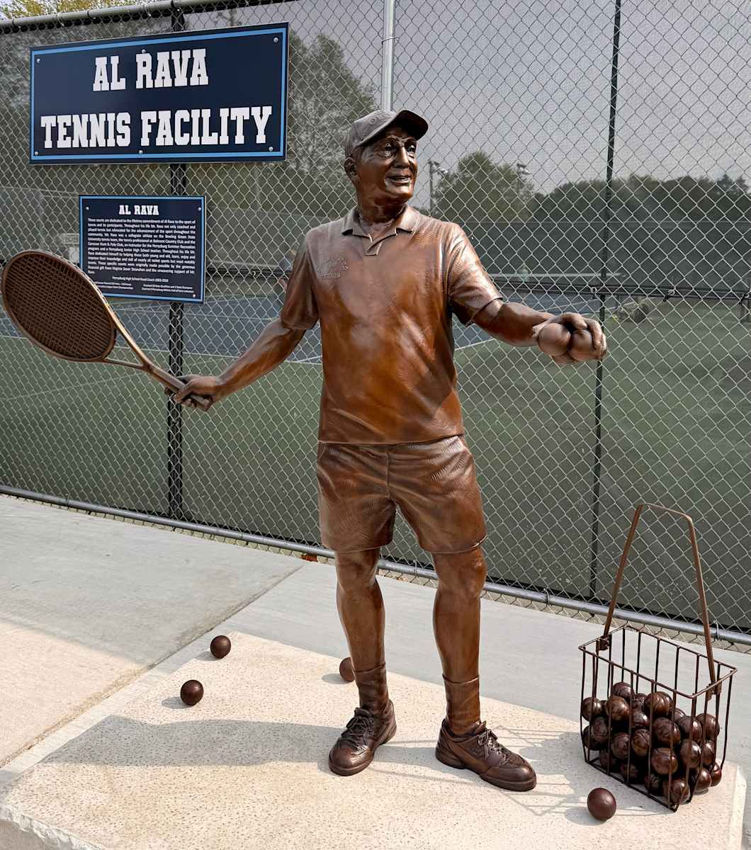 Al Rava Memorial Sculpture by Jason Johnston, Image 1.