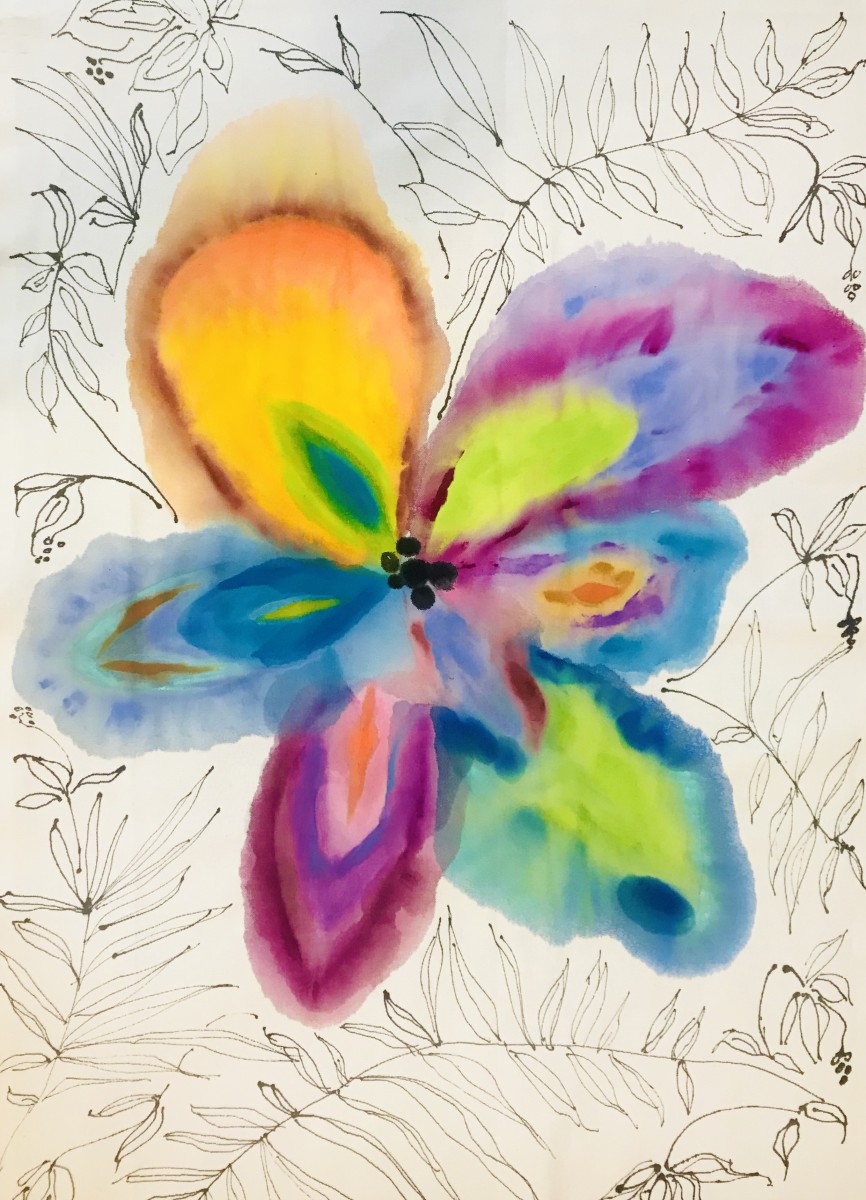 Mystical Bloom by Debra Sutherland Core  Fine Art 