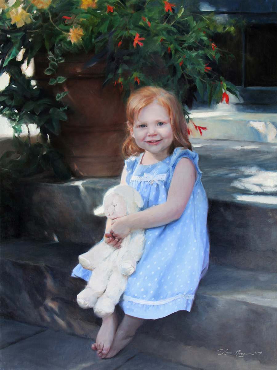 Charlotte at 2 Years Old by Anna Rose Bain 