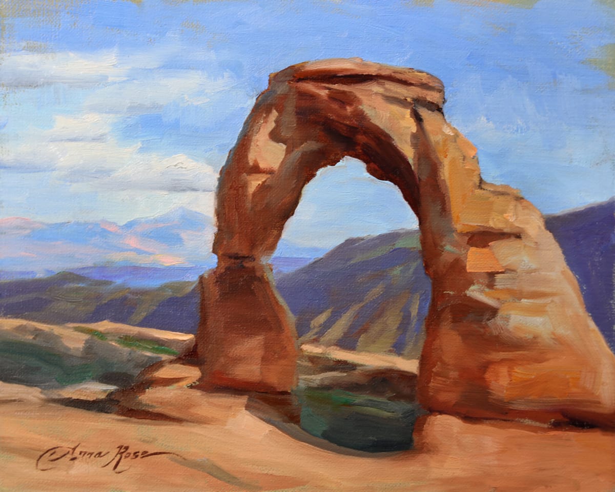Delicate Arch, September by Anna Rose Bain 