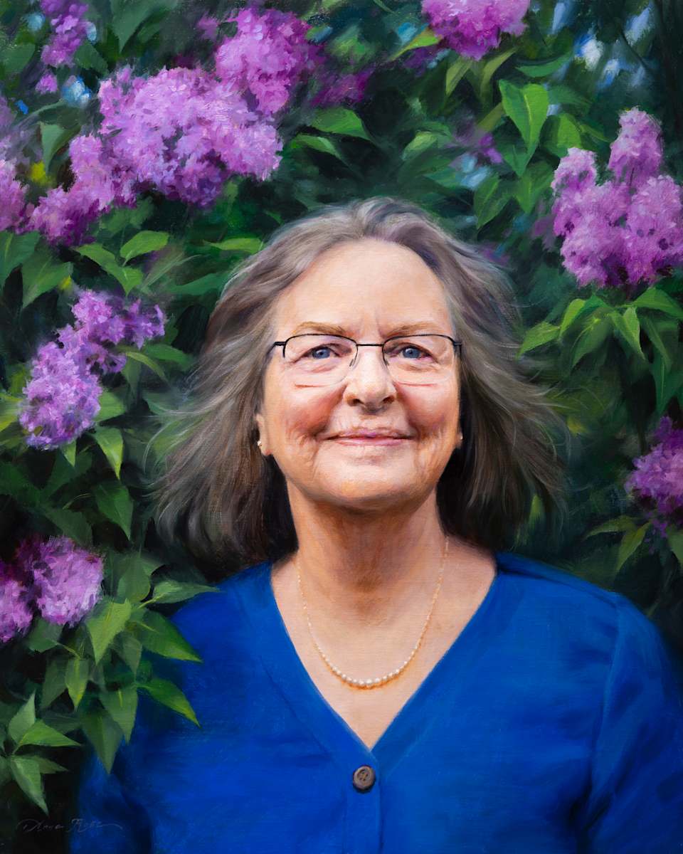 Ellen-Alisa Among the Lilacs by Anna Rose Bain 