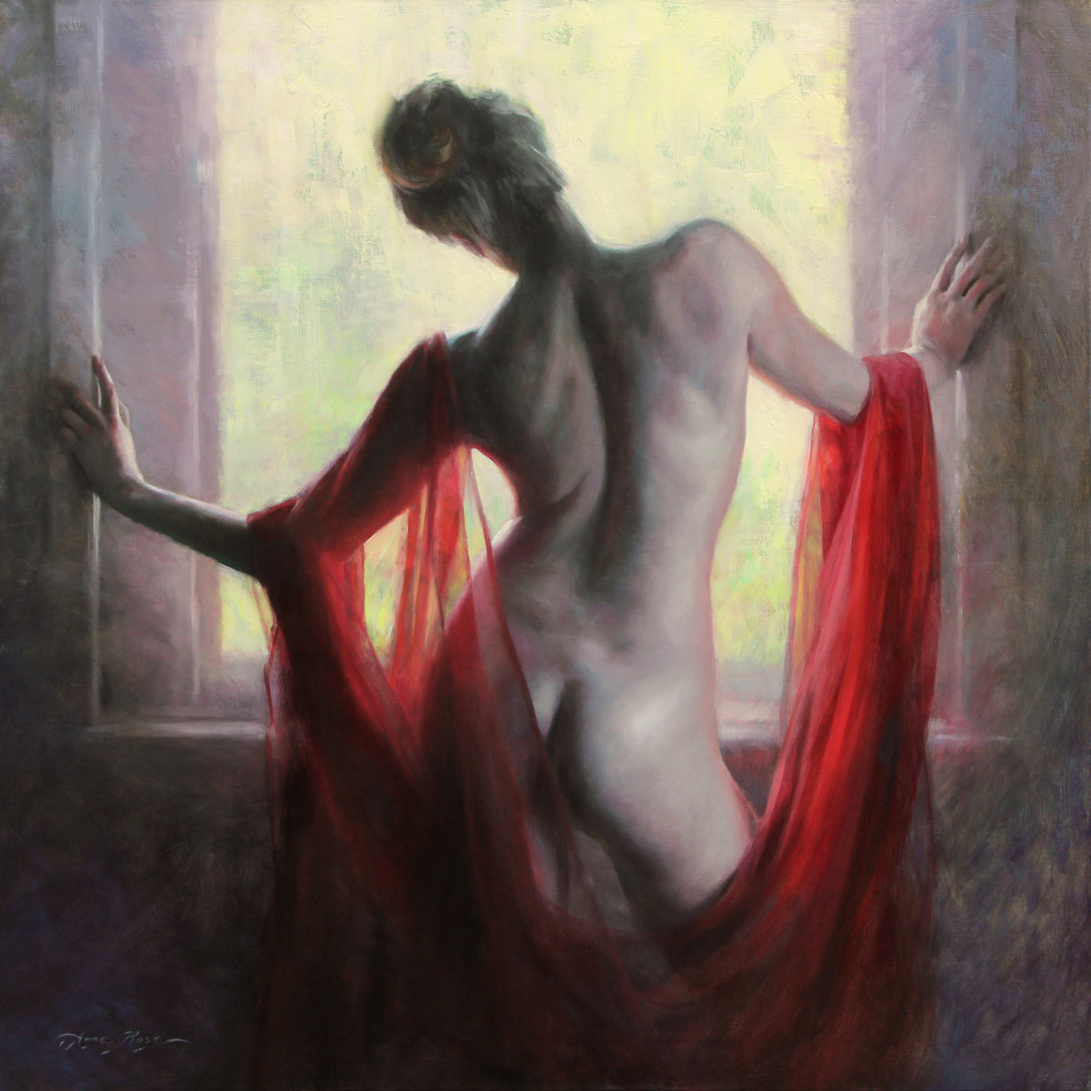 Figure in Red by Anna Rose Bain 