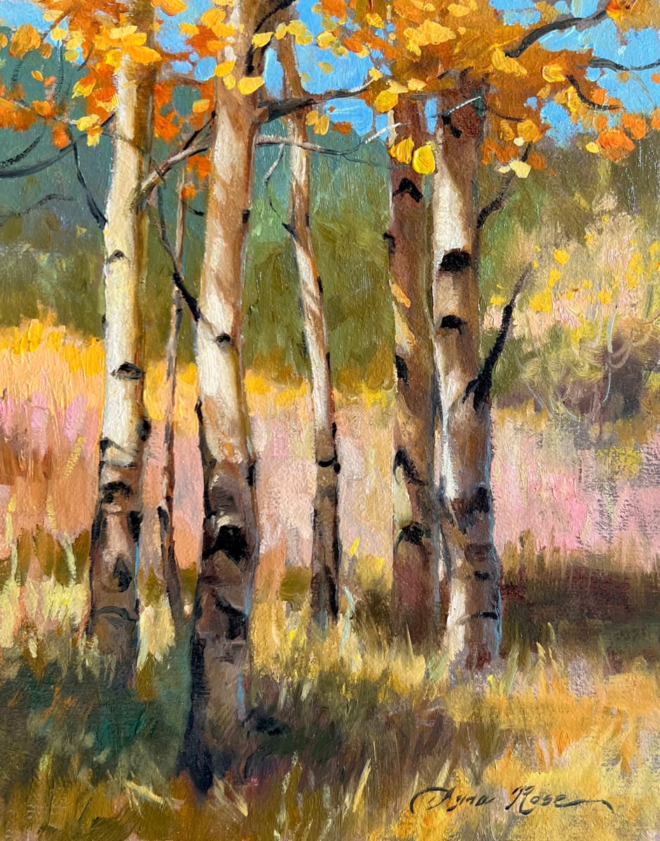 Frazer Meadow Aspens by Anna Rose Bain 