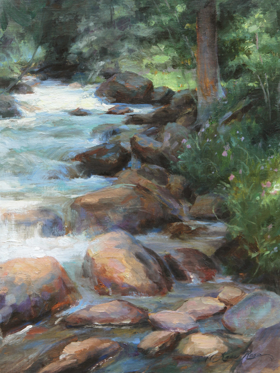 Guanella Pass Stream by Anna Rose Bain 