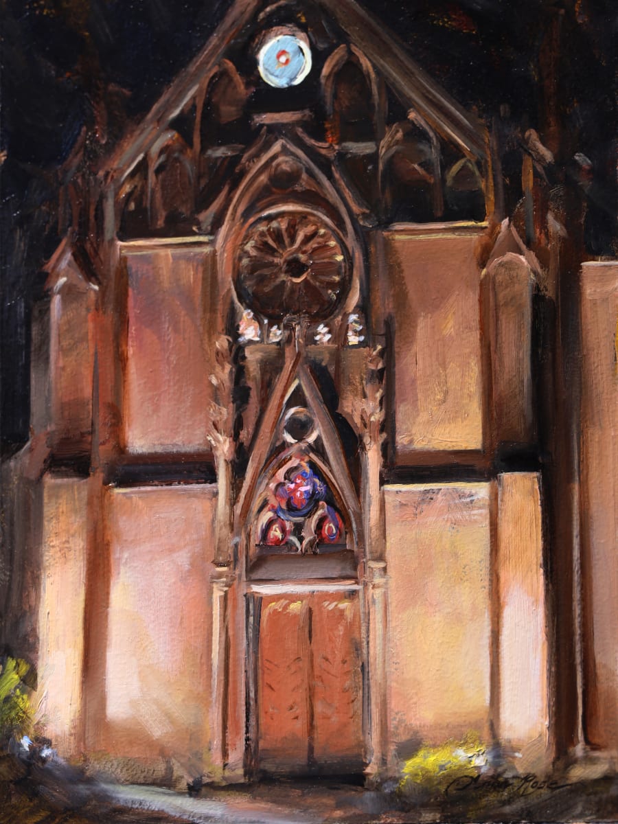 Loretto Chapel Nocturne by Anna Rose Bain 