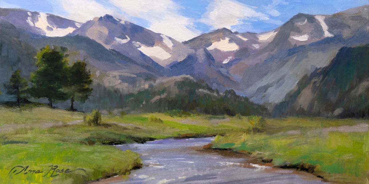 Moraine Valley, Midday Light by Anna Rose Bain 