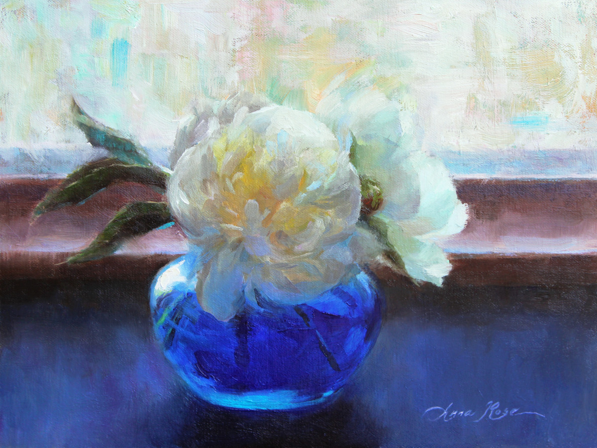 North Light Peonies by Anna Rose Bain 