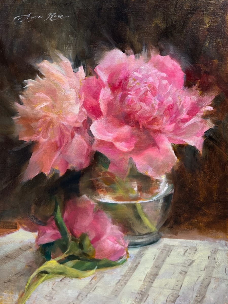 Peony Trio by Anna Rose Bain 