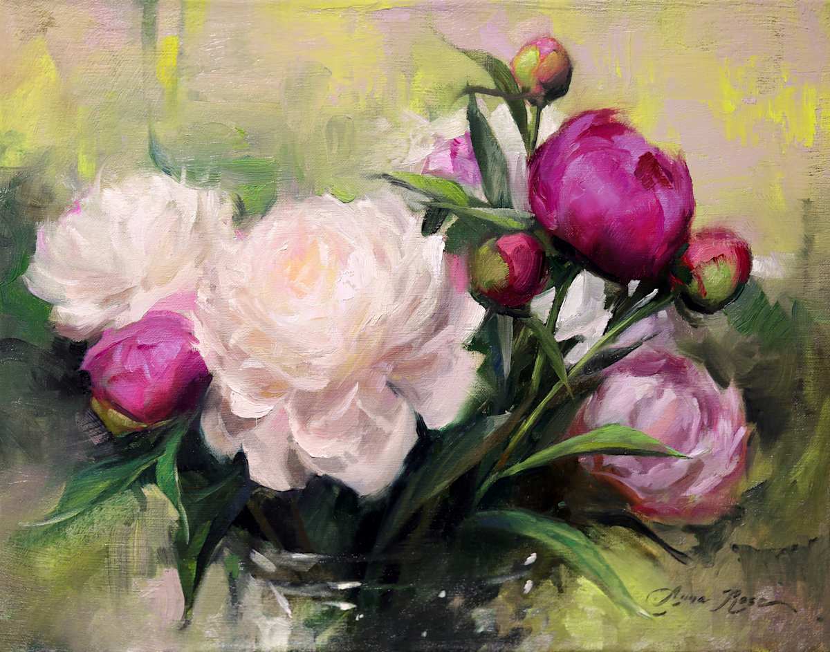 Pink and Chartreuse by Anna Rose Bain, Image 1.
