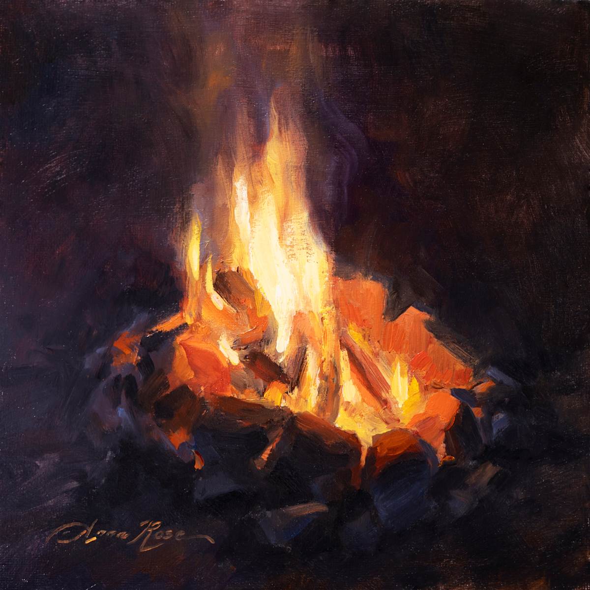 Campfire by Anna Rose Bain 