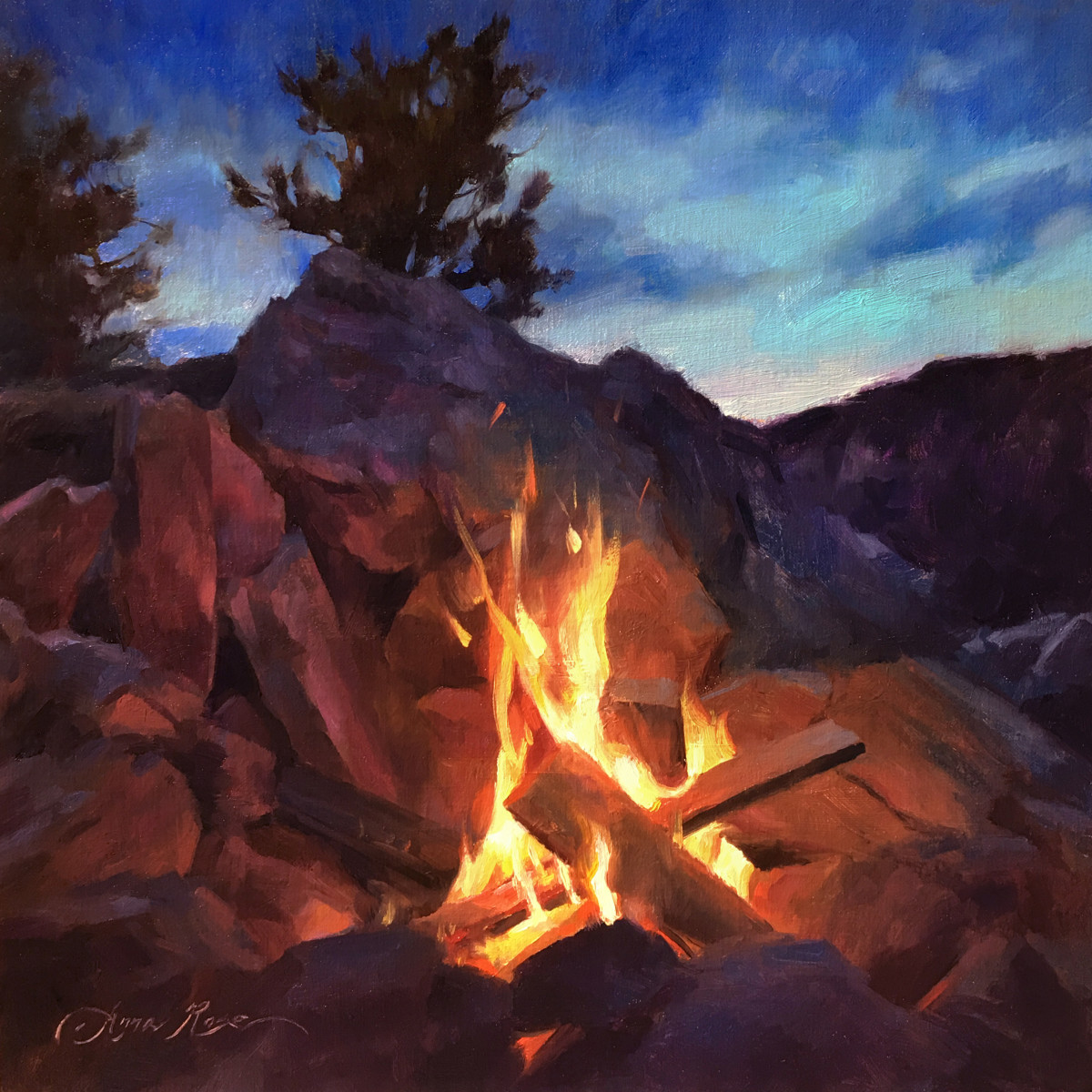 Campfire by Anna Rose Bain 
