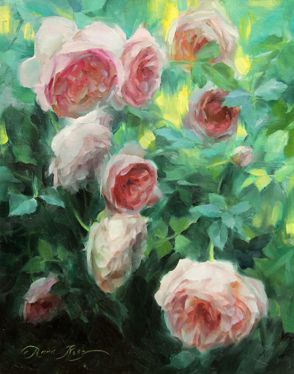 Garden Roses by Anna Rose Bain 