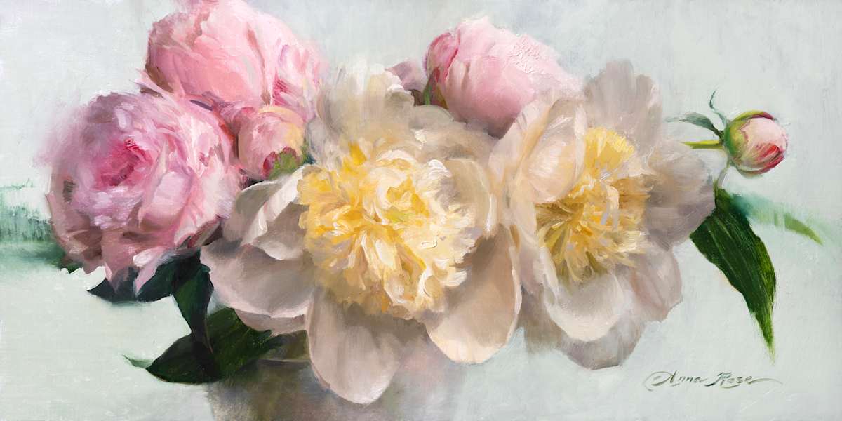 Pastel Peonies by Anna Rose Bain, Image 1.