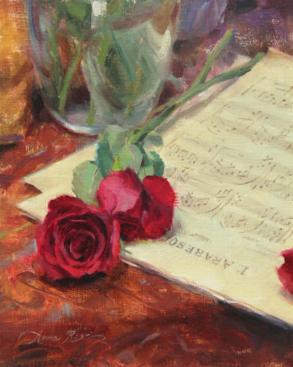 Roses and Debussy by Anna Rose Bain 