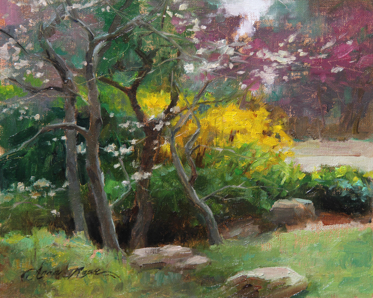 Spring in the Botanic Gardens by Anna Rose Bain 