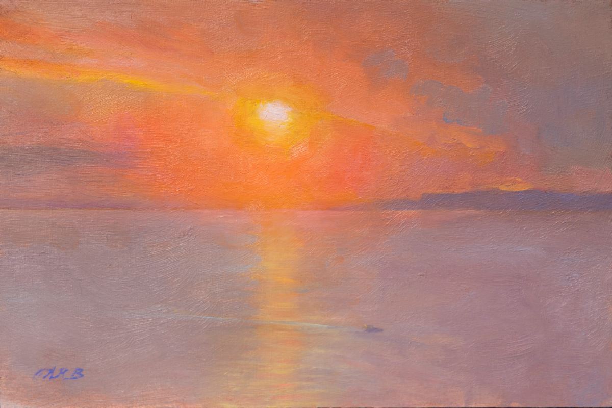 Mediterranean Sunset by Anna Rose Bain, Image 1.