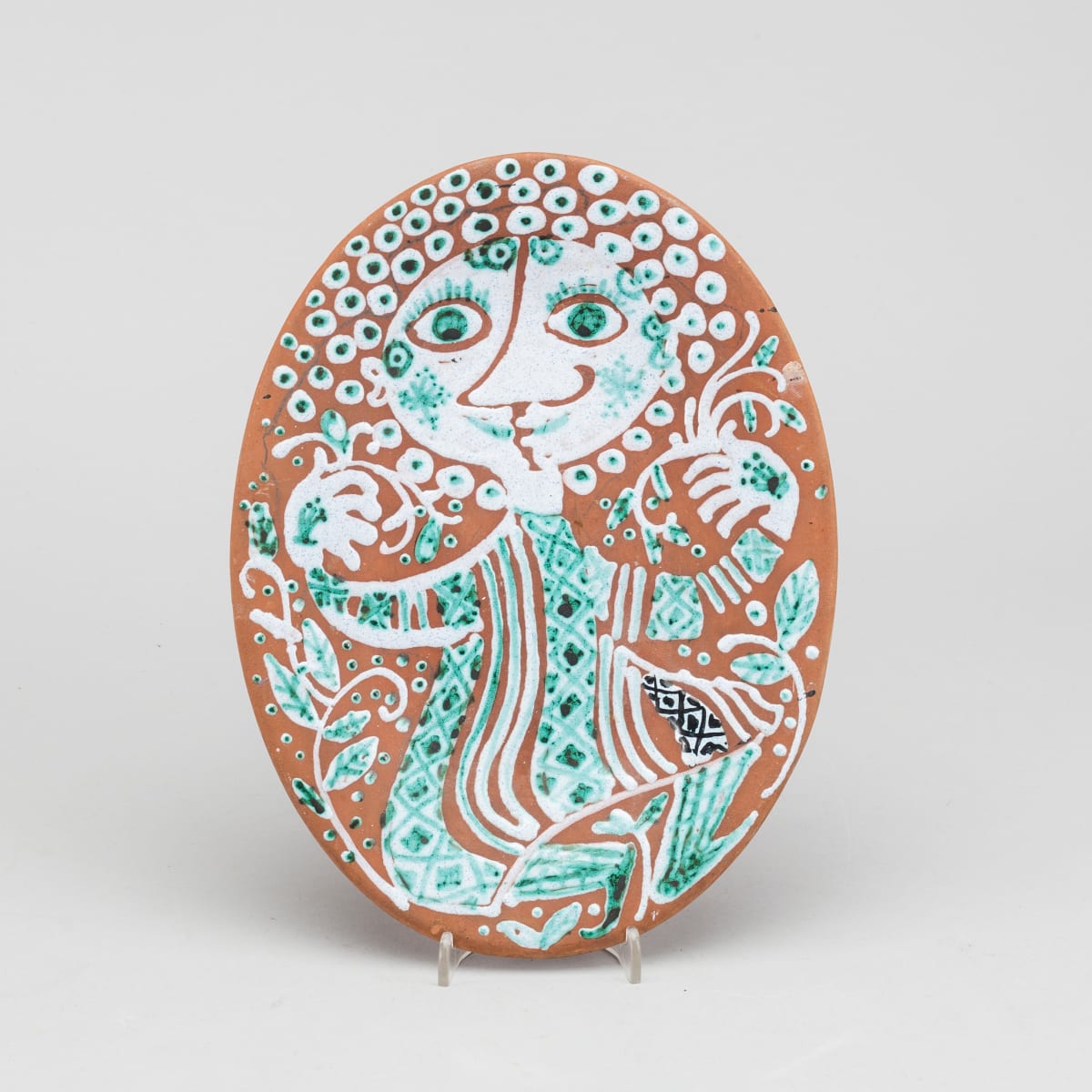 Troll on Painted Plate by Bjørn Wiinblad  Image: Front