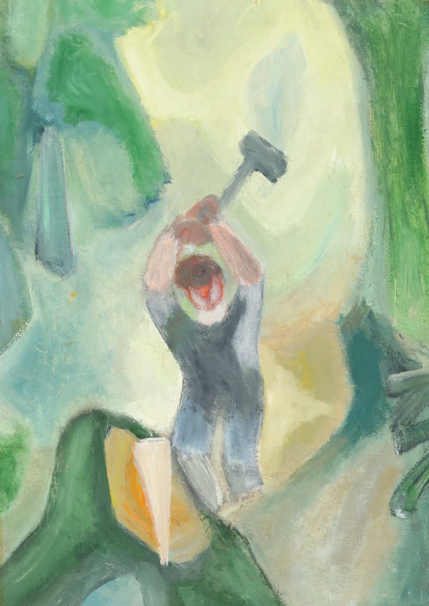Woodcutter by Gudmund Lervad  Image: Front without frame