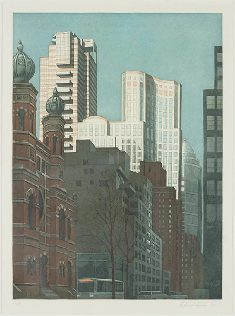 Lexington, Looking North by Richard Haas  Image: Front without frame