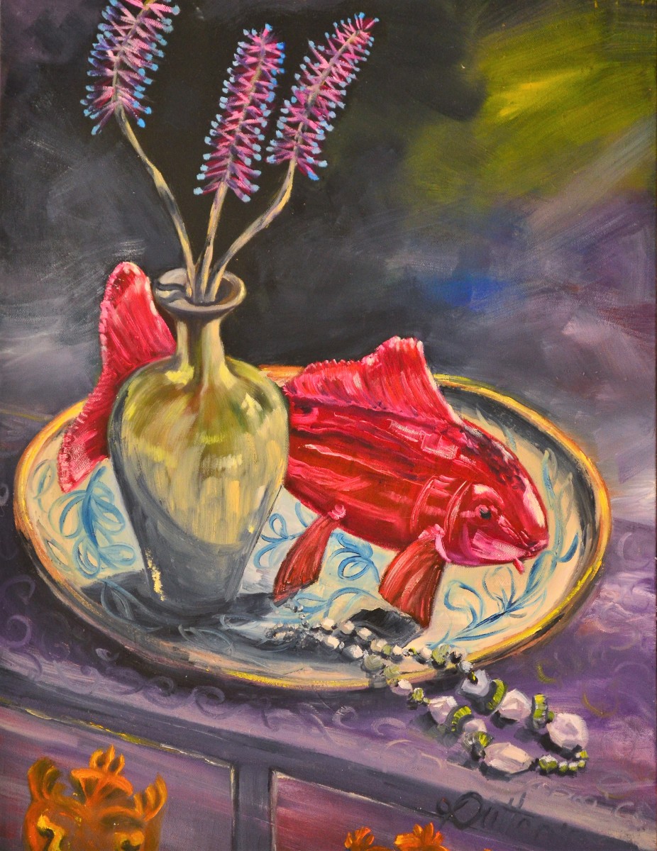 Exotic Koi by Karien Dutton 