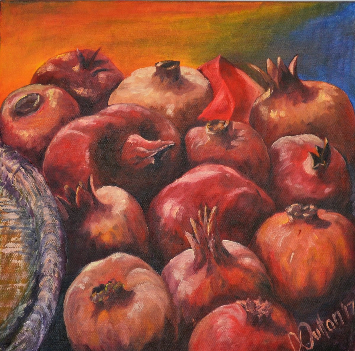 Pomegranates by Karien Dutton 