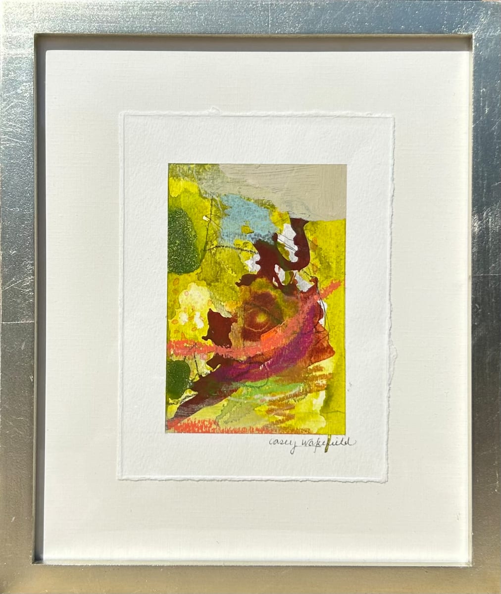 CHARTREUSE STUDY VII (framed) by Casey Wakefield 