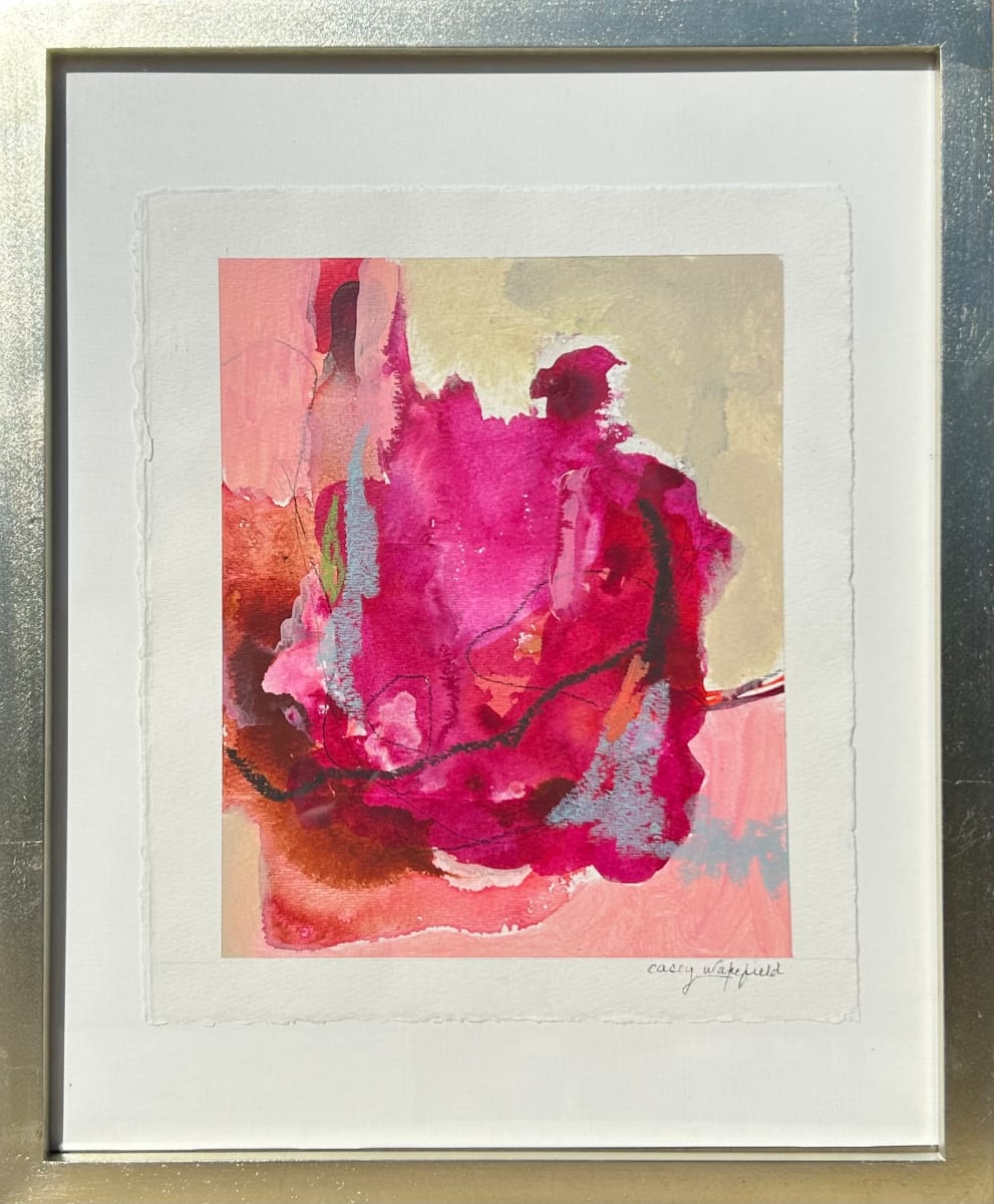 MAGENTA STUDY I (Framed) by Casey Wakefield, Image 1.