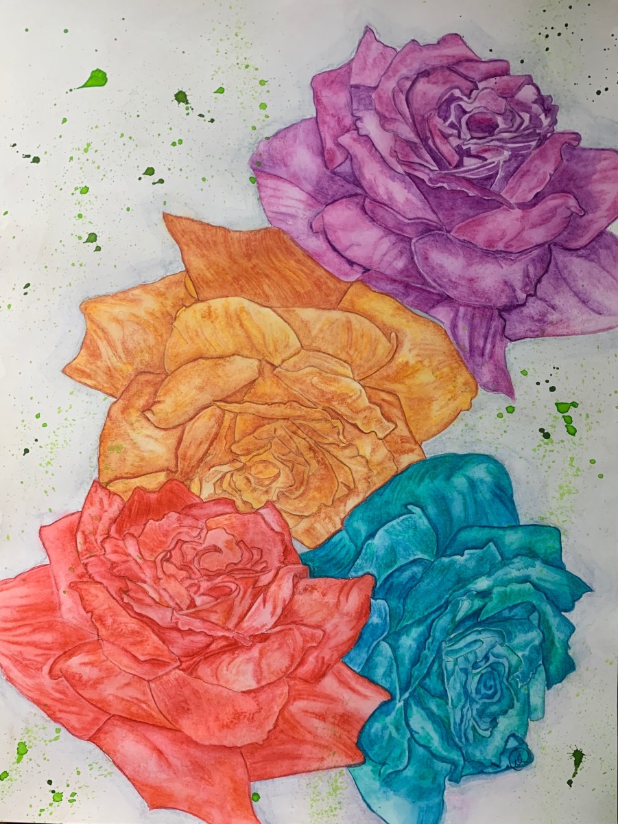 4 Roses by Deborah A. Berlin 