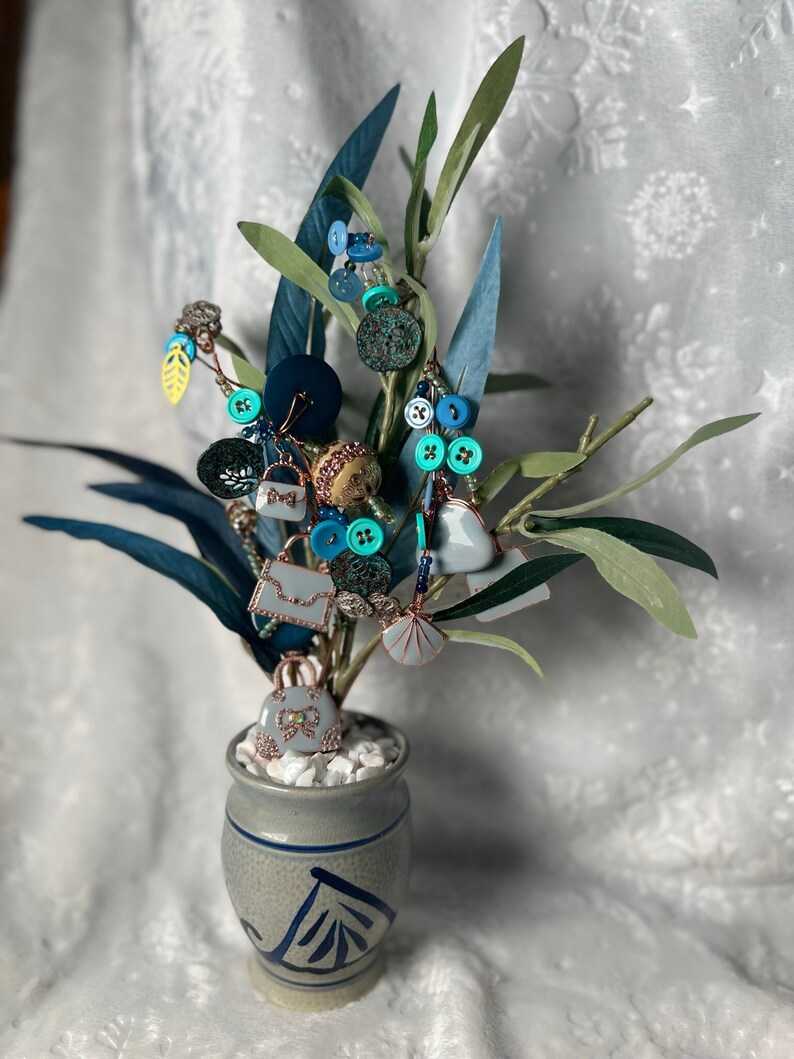 Blissful Button Tree 033 by Deborah A. Berlin 