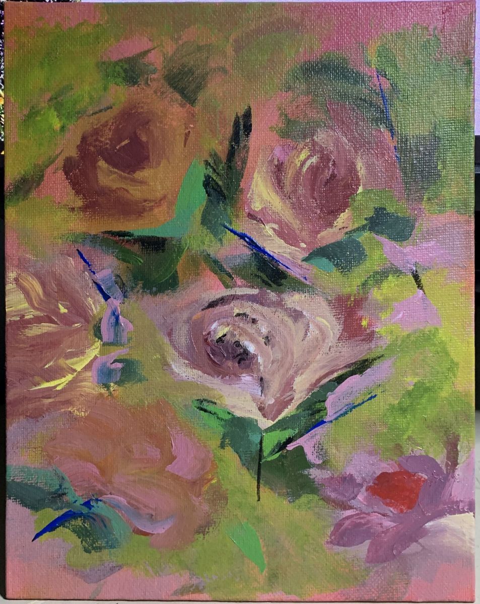 Vintage Roses by Deborah A. Berlin 