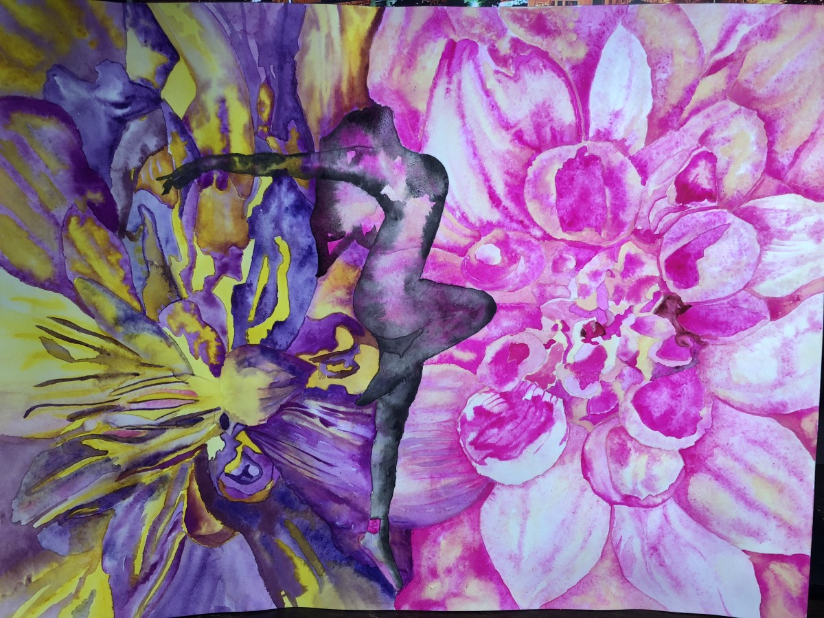 Dahlia Dancer (Dual) by Deborah A. Berlin 