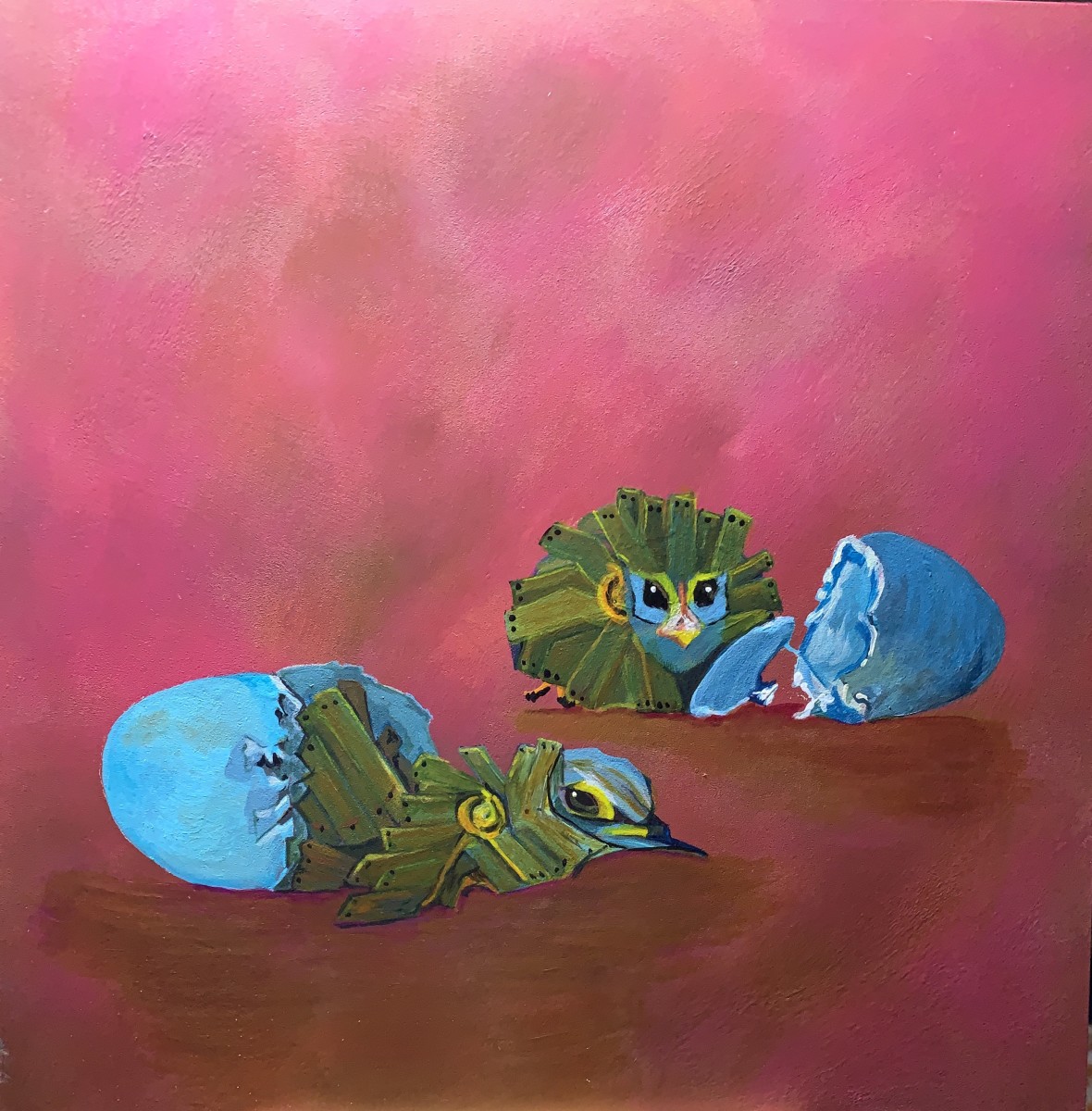 Chicks (Post-Historic Series 3 of 3) by Deborah A. Berlin 