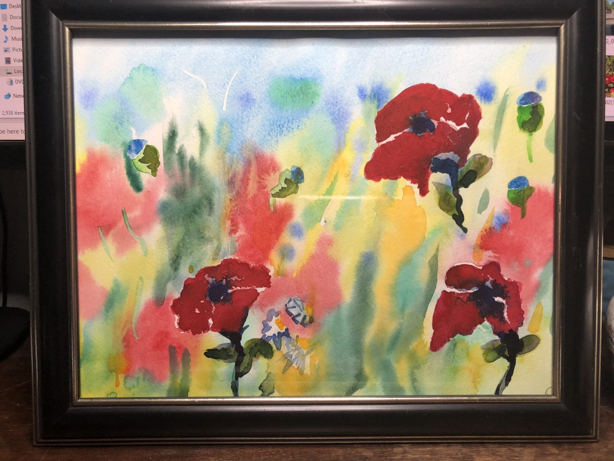 Poppies Trifecta by Deborah A. Berlin 