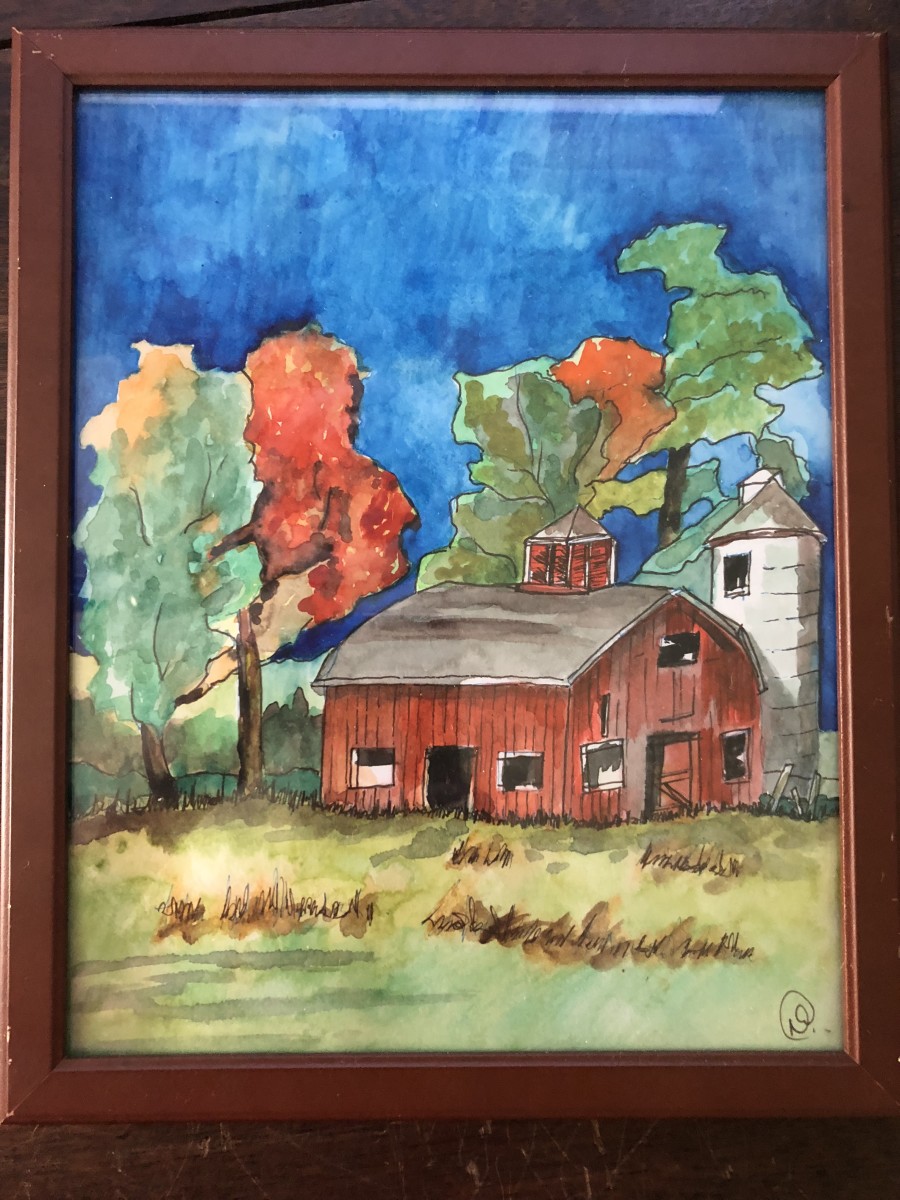 Red Barn by Deborah A. Berlin 