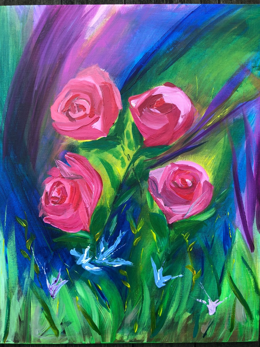 Dancing Roses by Deborah A. Berlin, Image 1.