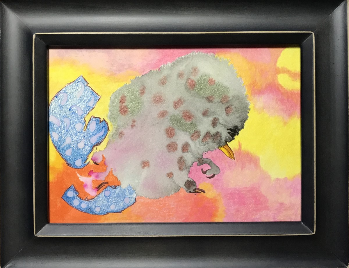 Ink Blot Chick by Deborah A. Berlin 