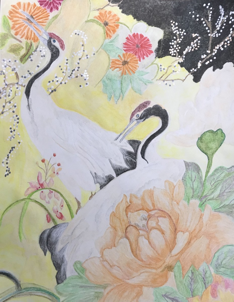 Japanese Kimono Pattern 1 by Deborah A. Berlin 