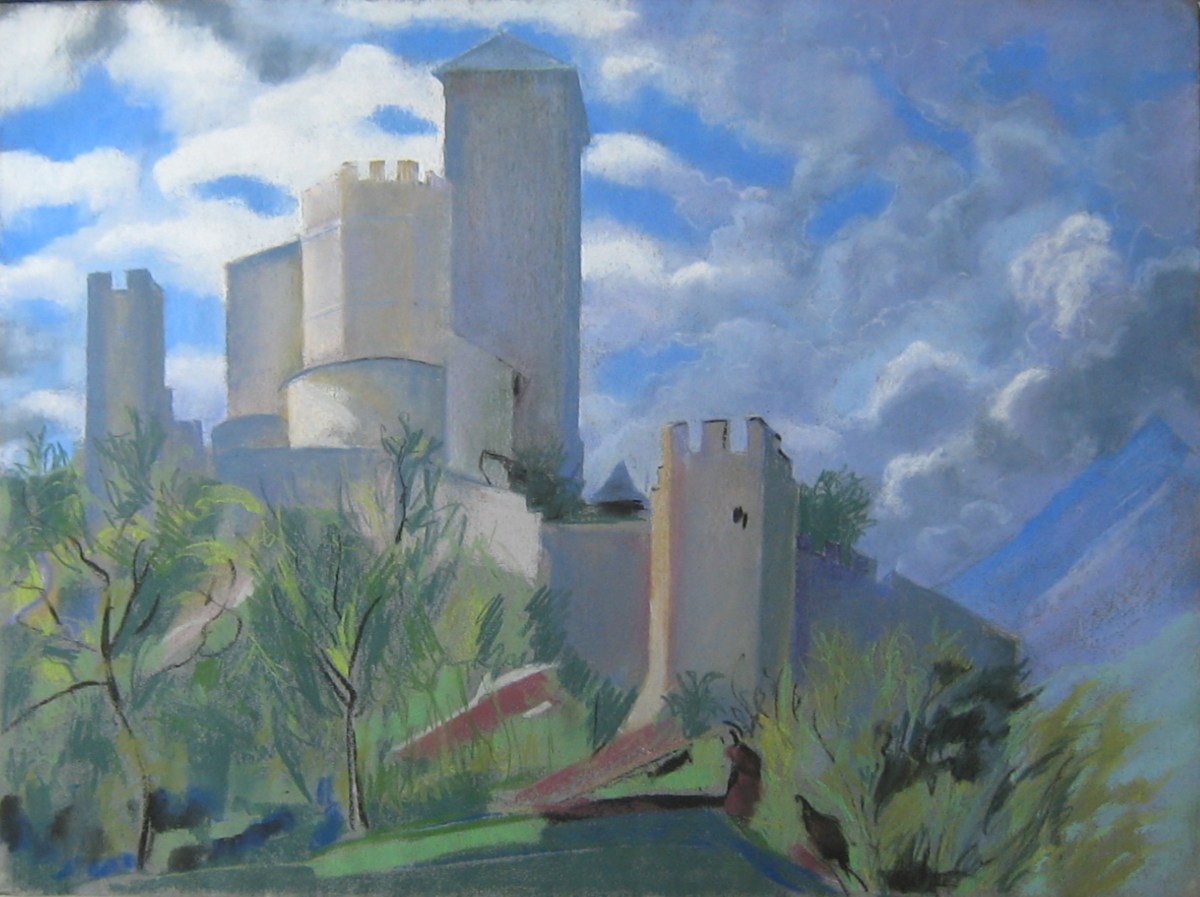 Sion, citadelle de Valère by LECOULTRE, John-Francis (1905-1990) 