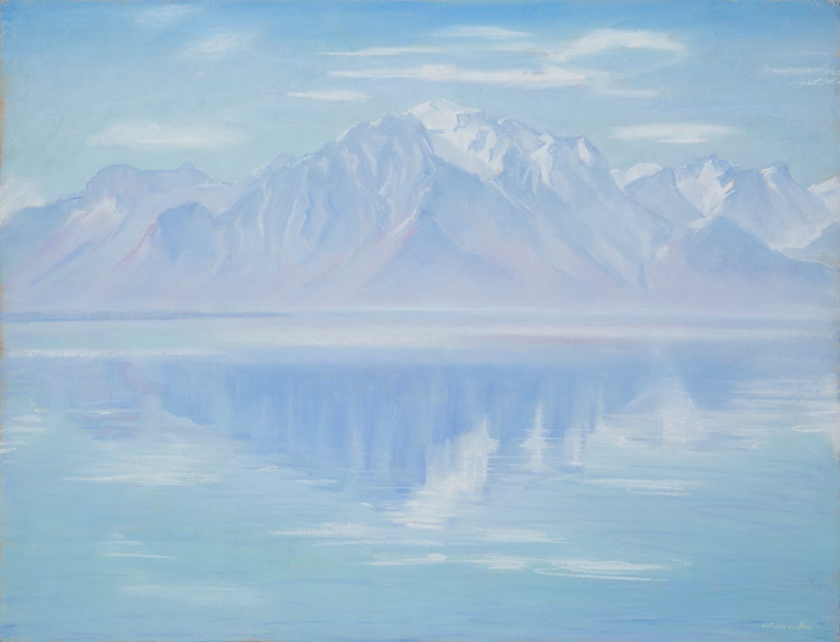 Grammont, lumière d'hiver by LECOULTRE John-Francis (1905-1990) 