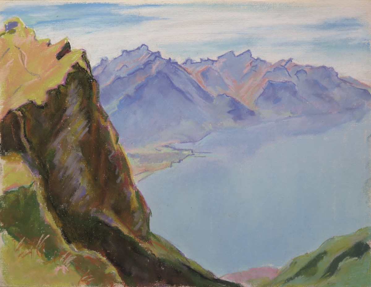 Le Haut-Lac depuis La Perche by LECOULTRE, John-Francis (1905-1990) 
