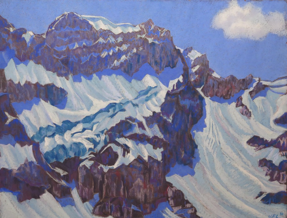Glaciers bleus, I by LECOULTRE, John-Francis (1905-1990) 