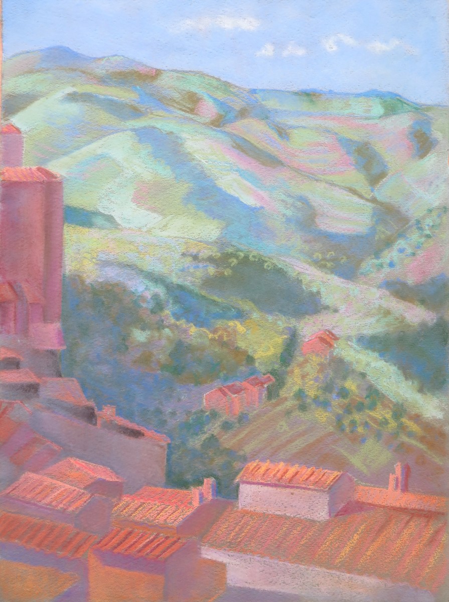 Le collines autour de Sienne, II by LECOULTRE John-Francis (1905-1990) 