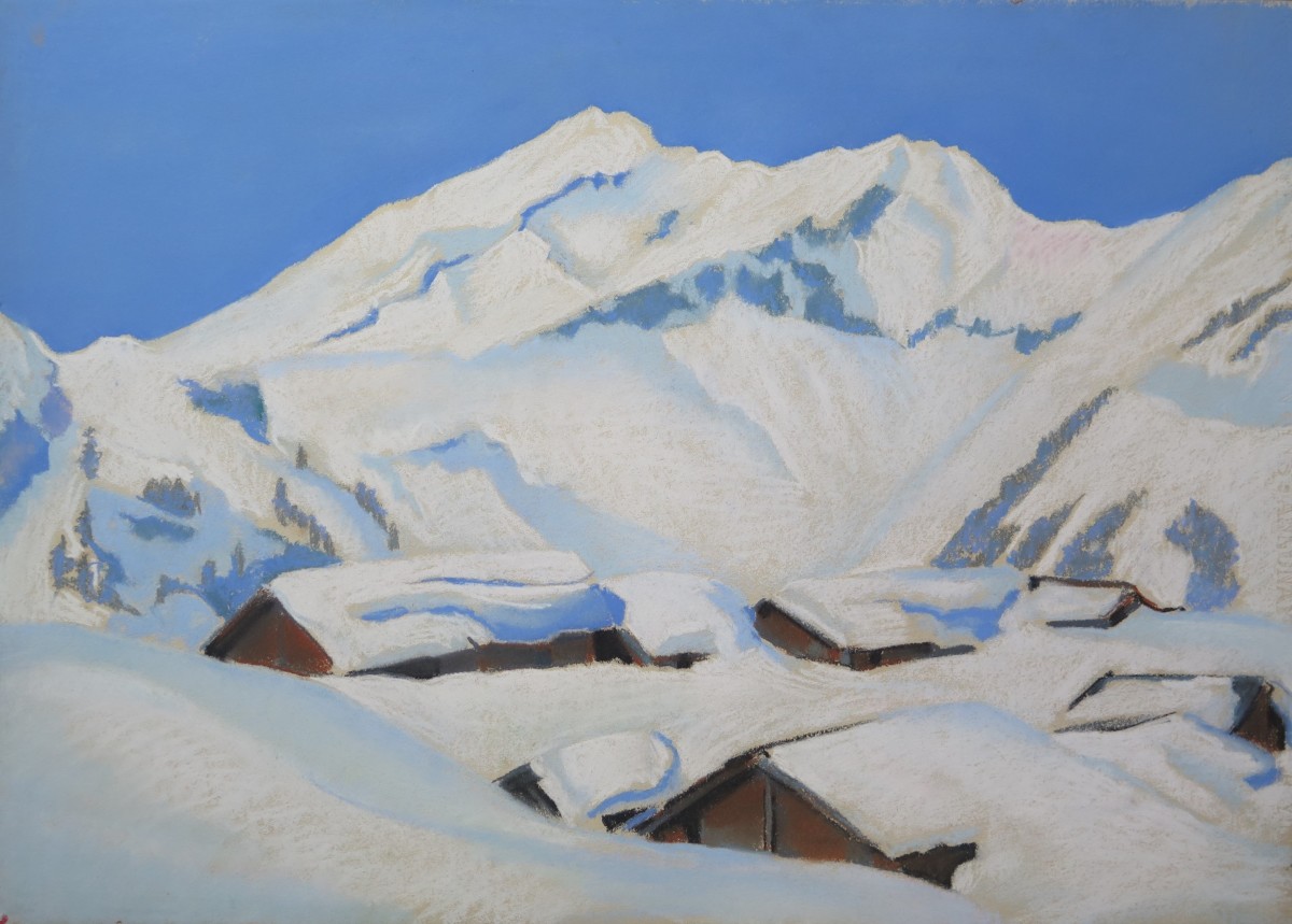 Neige, Bretaye by LECOULTRE John-Francis (1905-1990) 