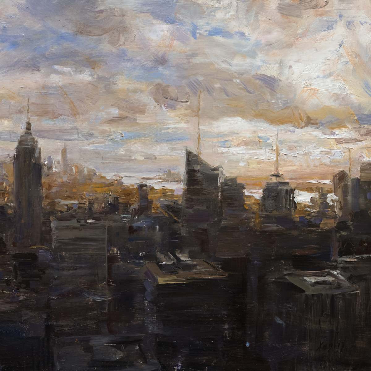 Backlit Manhattan by Derek Penix, Image 1.