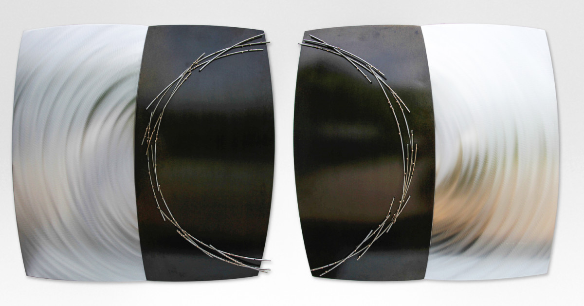 Circle of Life with buds on twigs by Julie and Ken Girardini 