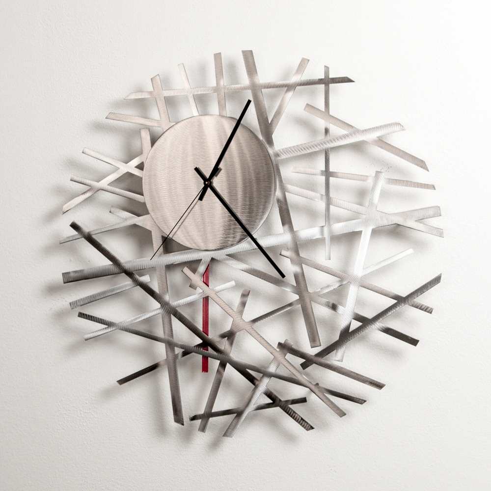 Contrails Wall Clock by Julie and Ken Girardini, Image 1.